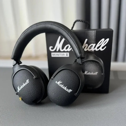 New Marshall MONITOR II Wireless Bluetooth Headphones Heavy Bass Foldable Earphones for Music Gaming with Microphone Headset