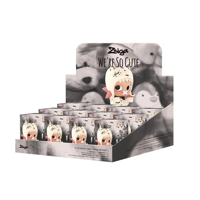 POP MART Zsiga We are So Cute Series Blind Box Toys Doll Cute Kawaii Anime Figure Desktop Ornaments Gift Collection Mystery Box