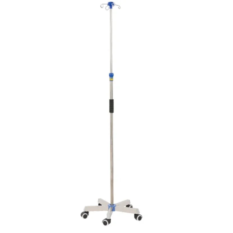 MT Medical China Factory Mobile Iv Drip Stand Height Adjust Pole