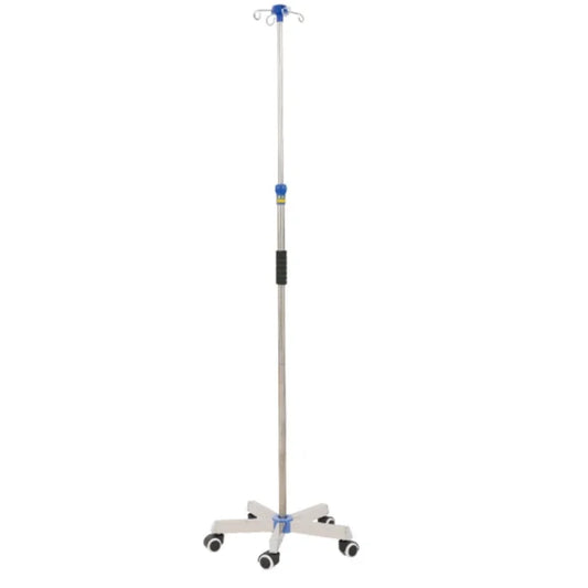 MT Medical China Factory Mobile Iv Drip Stand Height Adjust  Pole