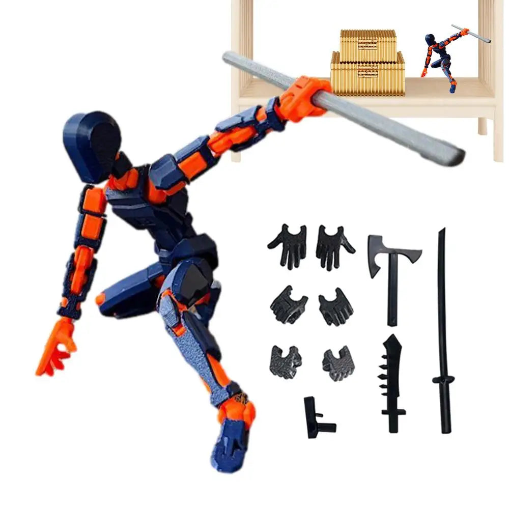 14cm Artist Art Painting Anime Figure Sketch Draw Male Female Movable Body Chan Joint Action Figure Toy Model Draw Mannequin