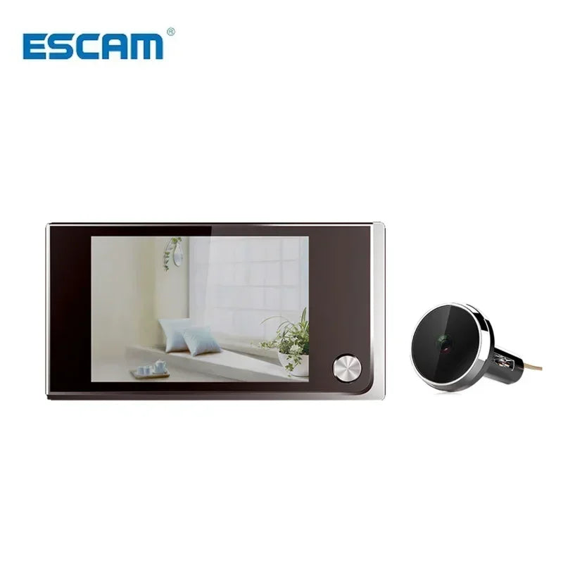 Escam C01 3.5 inch Digital LCD 120 Degree Peephole Viewer photo visual monitoring electronic cat eye camera doorbell camera