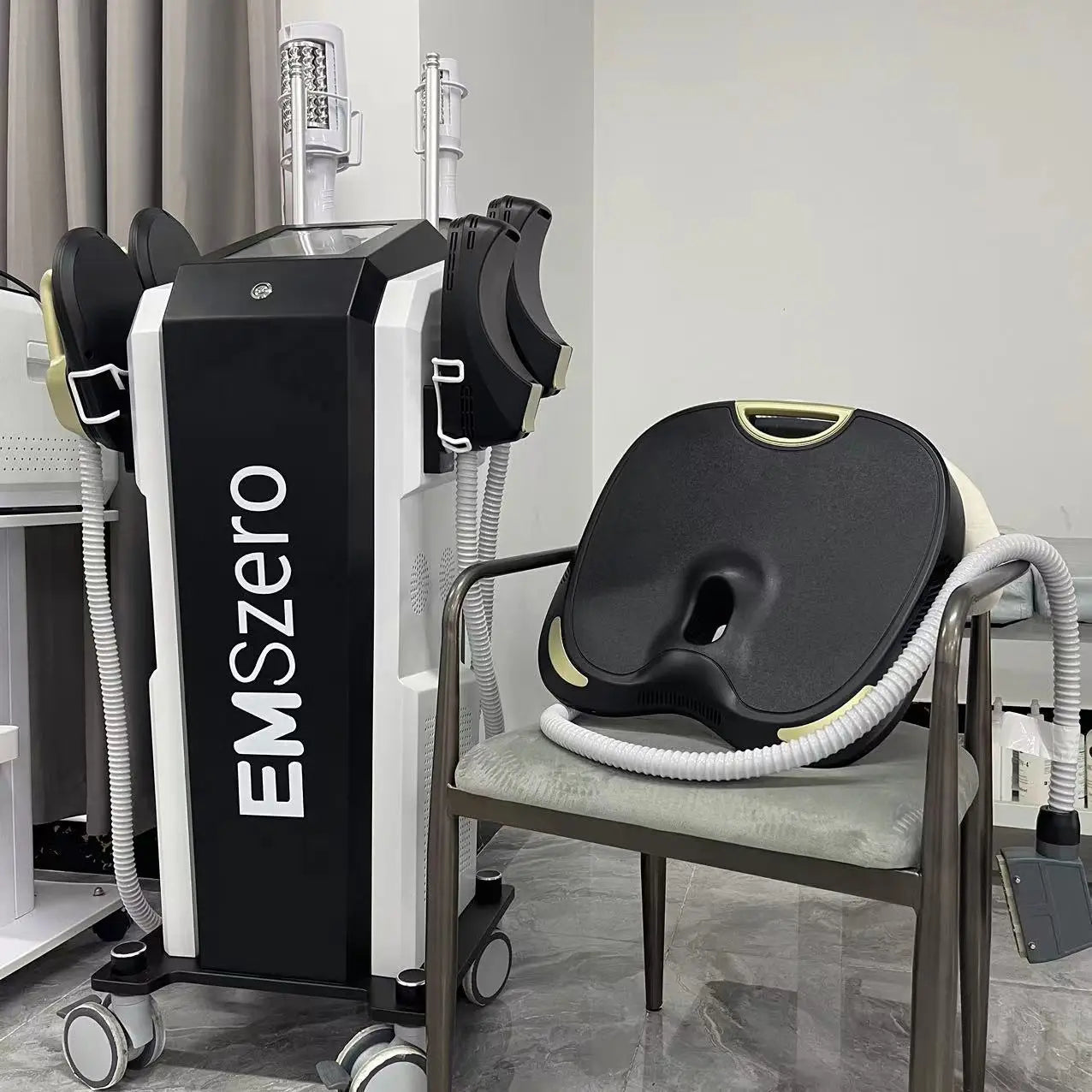 2025 EMS zero RF 2-in-1 body shaping machine, specialized equipment for muscle stimulation and fat removal, EMS Hiemt Pro
