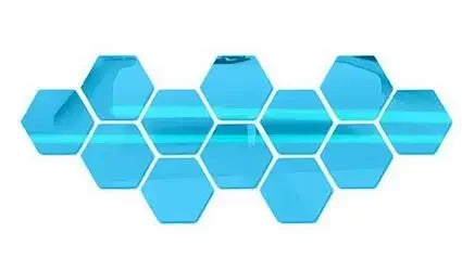 12Pcs 3D Mirror Wall Stickers Art Hexagonal Honeycomb acrylic Poster Wallpaper Living Room Bedroom Home Decoration Accessories
