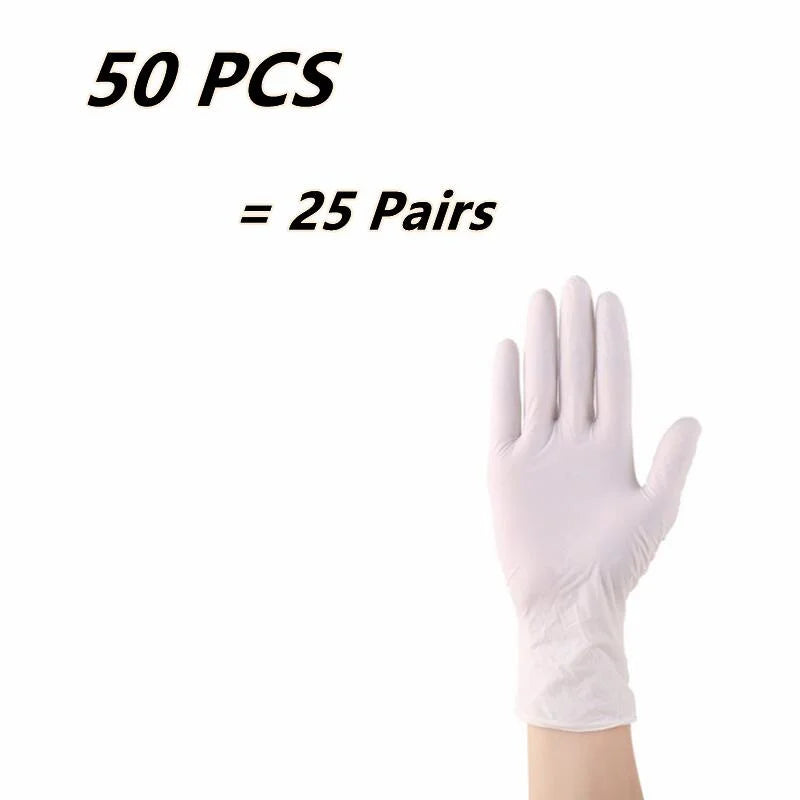 Kids Disposable Nitrile Gloves Children Powder Latex Free Household Cleaning Gloves Crafting Painting Gardening Washing Gloves