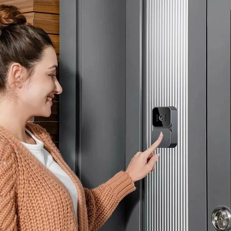 Hot TTKK Video Doorbell IR Night Vision Wireless Door Bell 1080P 4.3Inch IPS Screen Doorbell Camera 2.4G For Villa Home