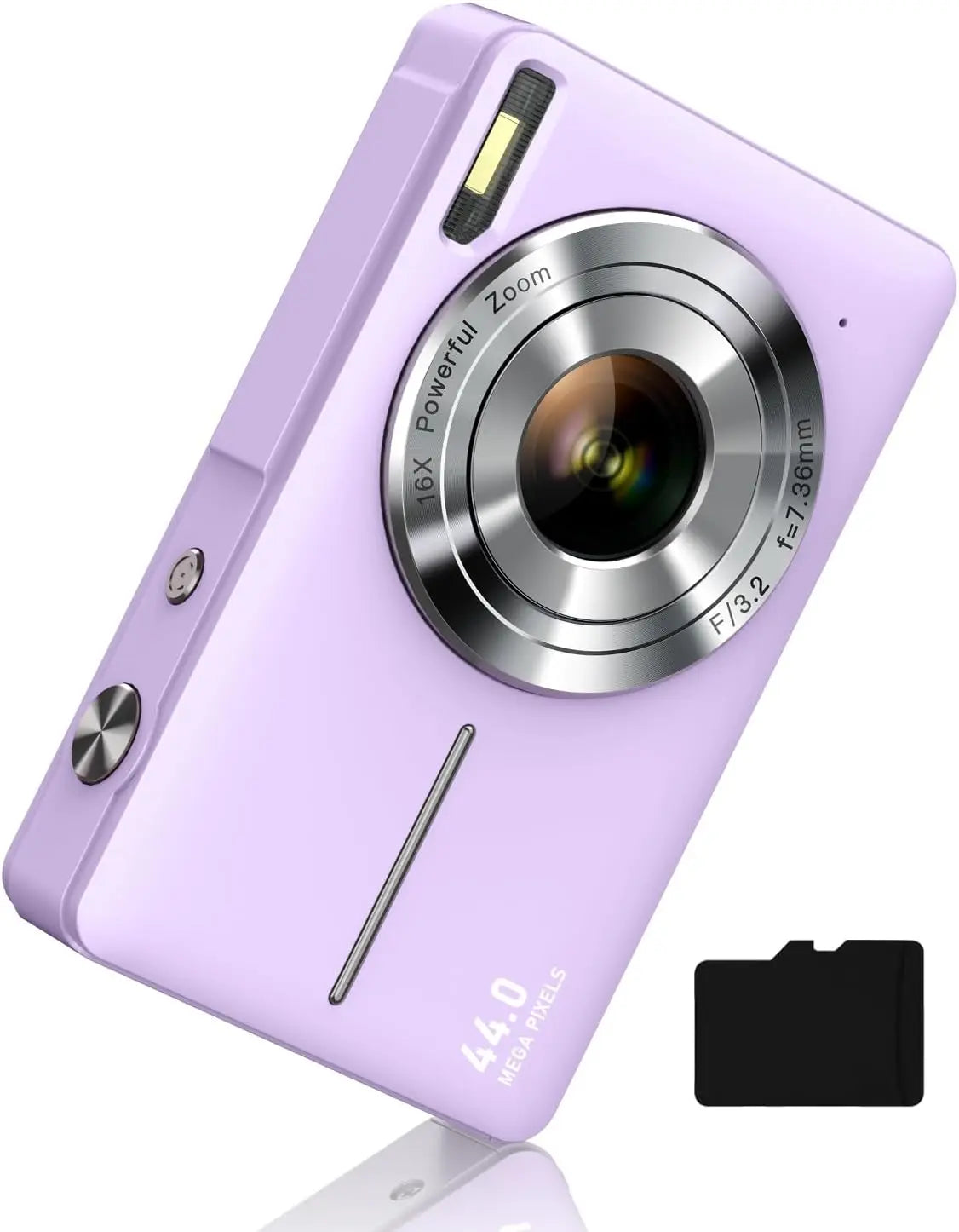 FHD 1080P Camera, Digital Point and Shoot Camera with 16X Zoom Anti Shake, Compact Small Camera for Boys Girls Kids