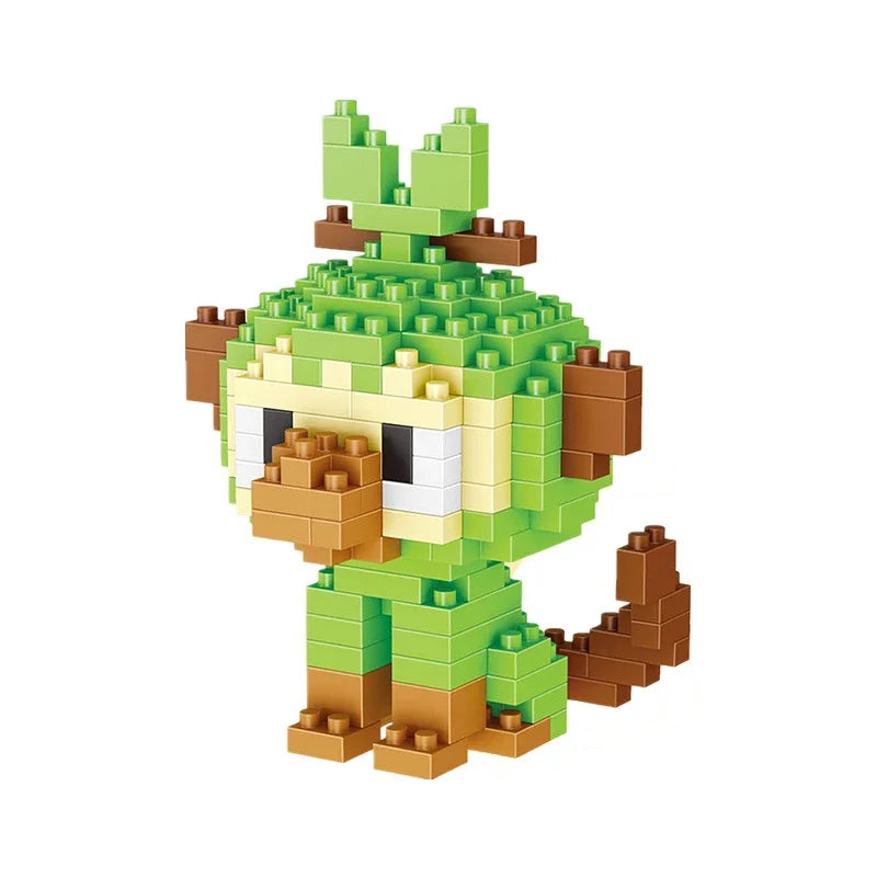 Pokemon Small Simple Building Blocks Pikachu anime figure Action Toys Graphics Diamond Mini Model Pocket Monster Collect Gift