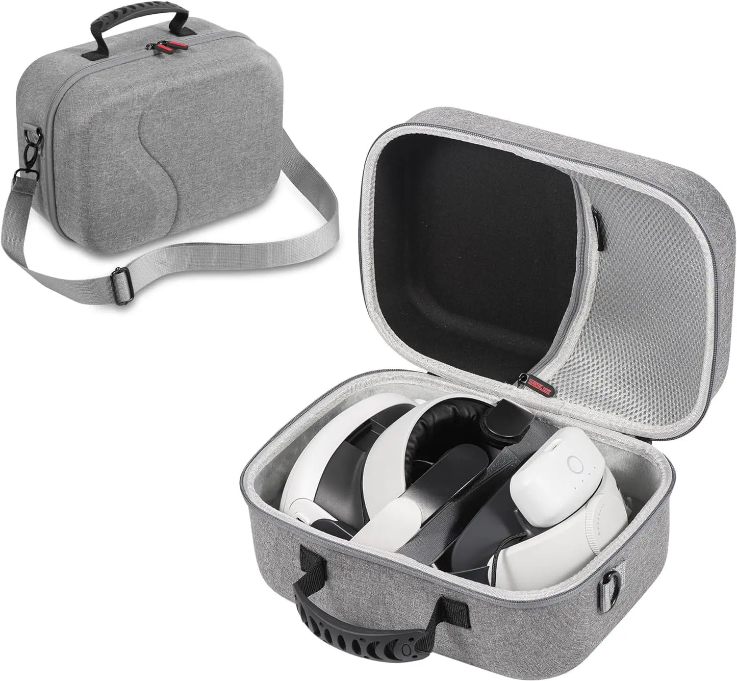 Travel Carrying Case for BOBOVR M3PRO Battery Head Strap, EVA Hard Shell Storage Bag for M3PRO VR Headset Controller Accessories