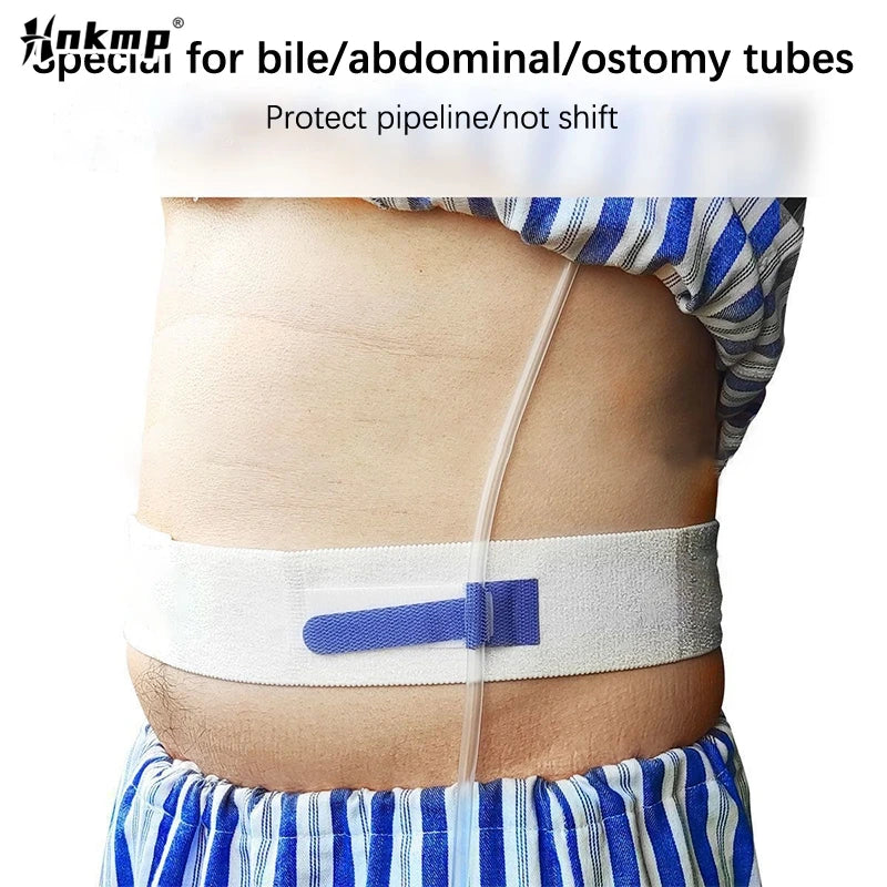 Peritoneal Dialysis Conduit Protection Belt Adjustable Abdominal Belt Catheter Fixation Device Back Support Protection Belt