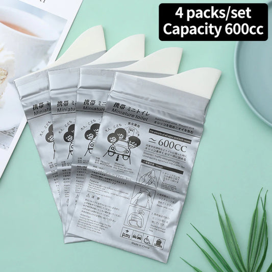 Portable Emergency Urinal Bag Outdoor Camping Pee Bags Disposable Travel Vomit Bag Mini Mobile Toilet for Men Women Children