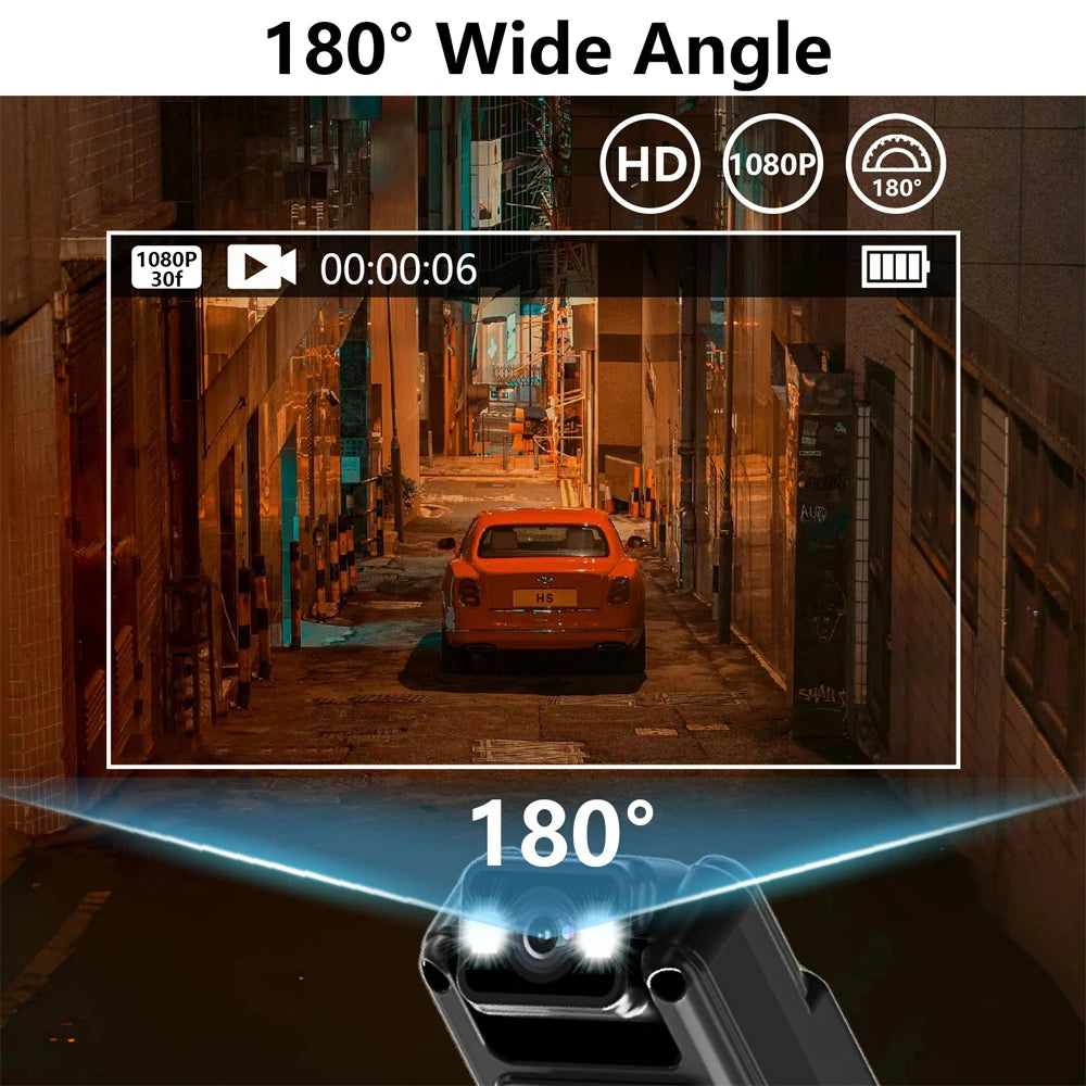2024 Wifi Mini Camera 1080P Portable Digital Video Recorder Worn Police Small Body Cam Night Vision DVR Mini Camcorder