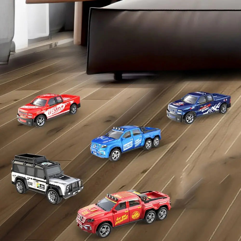 RC Cars 2.4G 5-Channel 1:64 Alloy Mini Remote Control SUV Drifts One Hour Long Endurance Electric Off-road Vehicle for Children