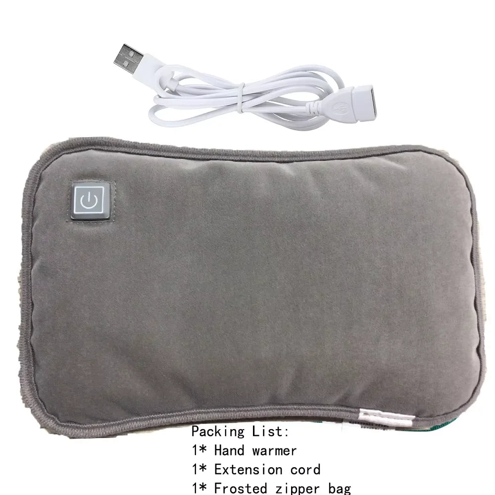 USB Electric Hand Warmer Graphene Heat Thermal Pillow Gloves Pad Winter Warm Bag for Hot Hands And Feet