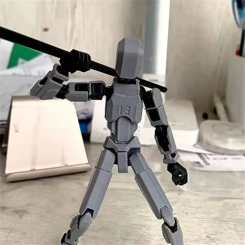 Figures Toys Movable Robot Multi-Jointed Dummy 13 3D Printed Mannequin Action Figure Model Doll Shapeshift Robot Collection Toy