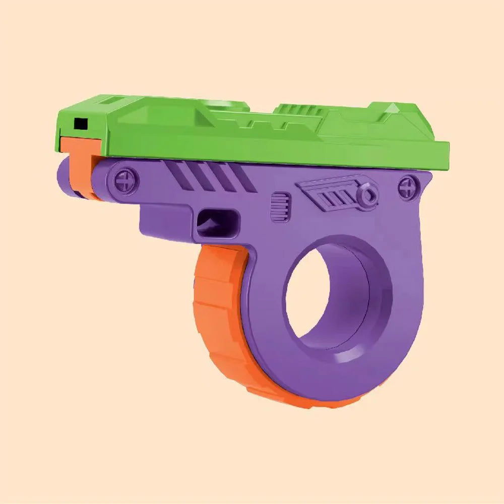 Stress Reducing Safe Toys Gun Pistol For Kids Whistles Multiple Colors Relaxation Toy Gun Age 3+