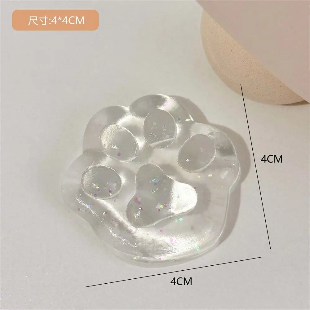 Creative Colorful Ice Block Squeeze Toy High Resilience Pinch Squeeze Anti-stress Ball Decompression Gifts Stress Relief Toys