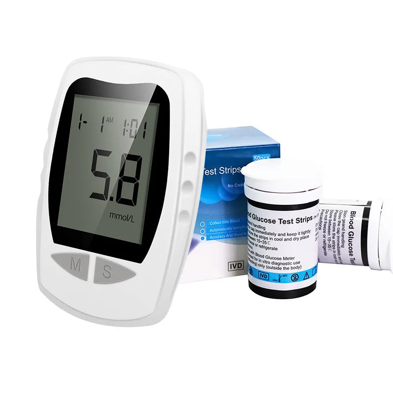 Blood Glucose Tester Household Tester Blood Analyzer Middle-Aged And Elderly Medical Blood Tester Without Adjustment