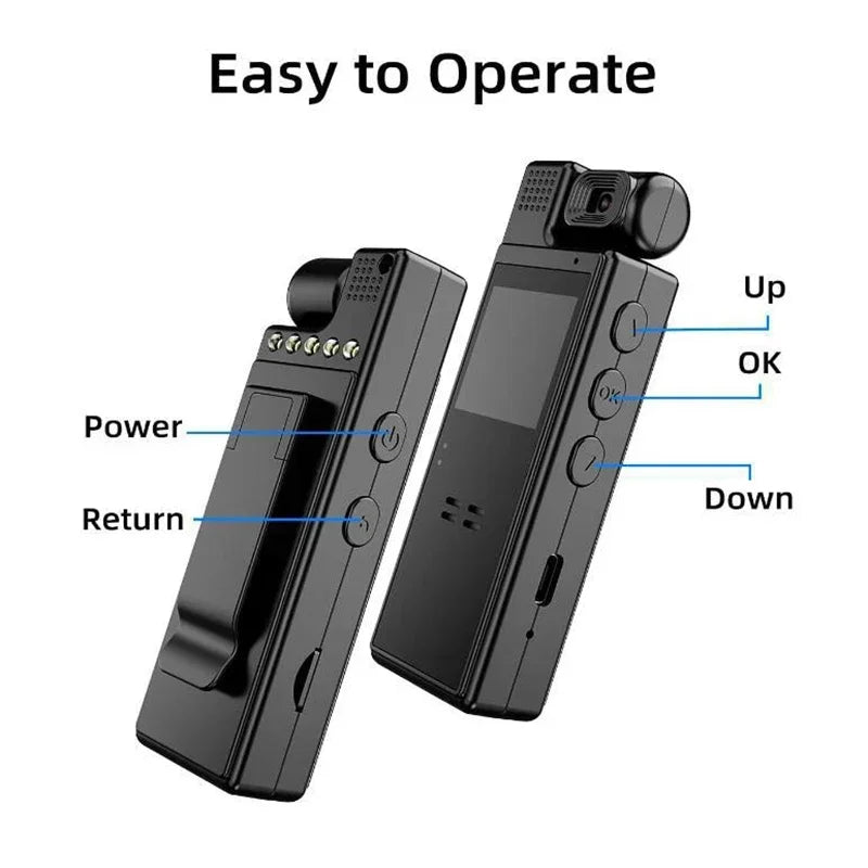 L9 Mini Camera WIFI Portable Body Camera Rotating Lens Night Vision Video Recording Sport DV Action Cam Travel Vlog Camera