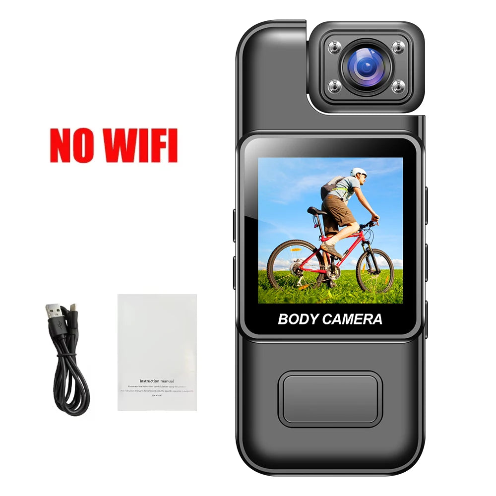 Ultra HD 4K WiFi Mini Camera Portable Digital Video Recorder Police Body Cam Infrared Night Vision Sports DV Small Camcorder