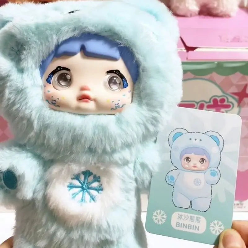 Blind Box Nommi Loveliness Never Ends Series Vinyl Mystery Box Cute Plush Doll Action Figure Bag Pack Pendant Surprise Toy Gift