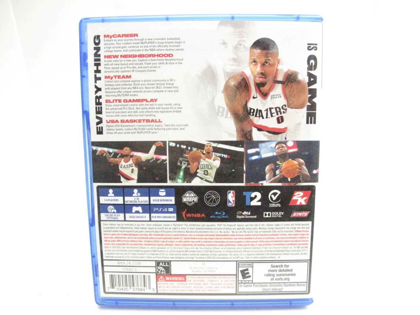 NBA 2K21 PS4 PS5 Game NBA 2021 Closed Box with Security Strip Fast Delivery