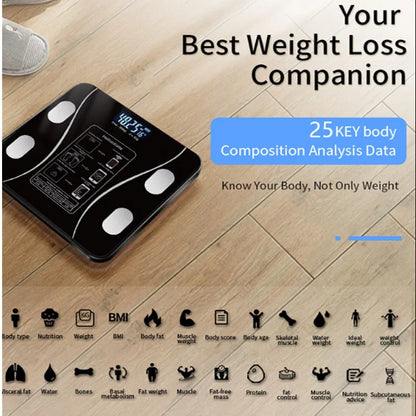 Bluetooth Scale Body Weight Smart Scale Digital Body Fat BMI Bathroom Scale Elis 1 Body Composition Monitor Health Analyzer