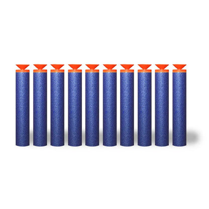 50/100Pcs 7.2cm EVA Soft Bullets for Hollow Hole Head Refill Darts Outdoor Toy Boy Gun Bullet for Series Blasters Children Gifts