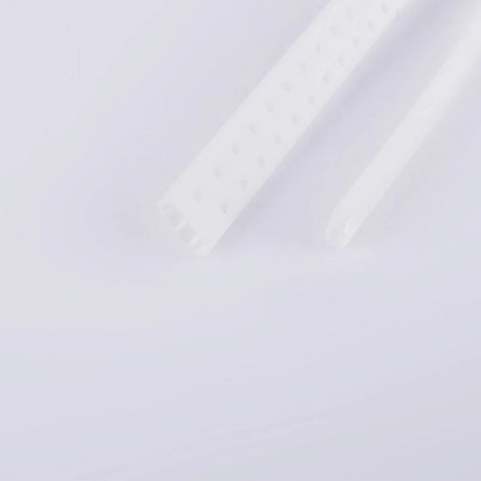 Medical Silicone Perforated Flat Drain Tube Surgical Supplies For Fluids Suction And Collection Fluted Shape Drainage Tube