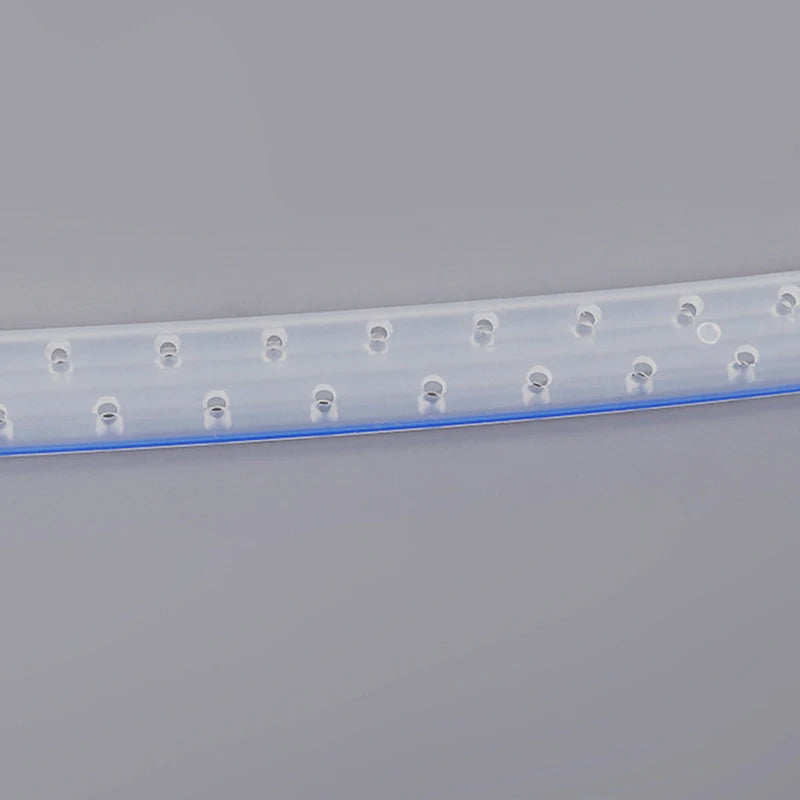 Medical Silicone Perforated Flat Drain Tube Surgical Supplies For Fluids Suction And Collection Fluted Shape Drainage Tube