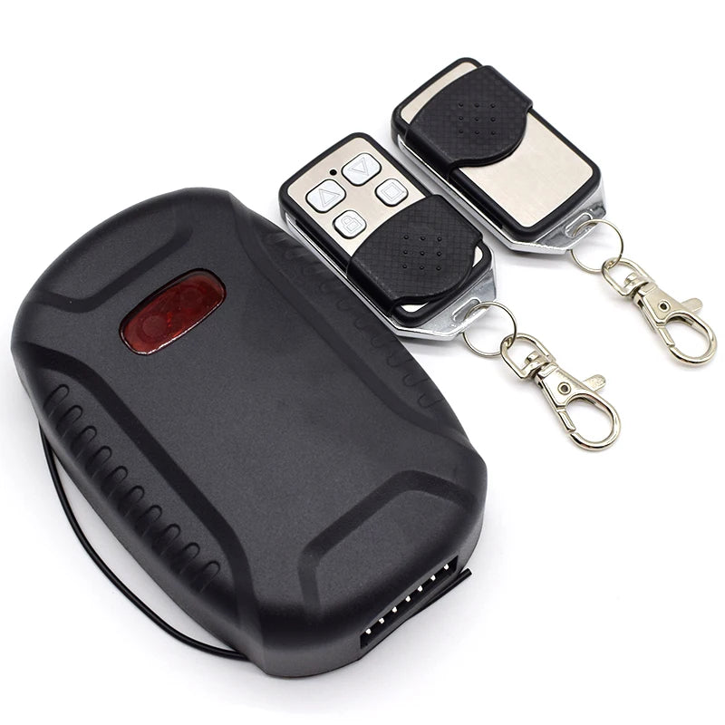 Rolling Shutter Tubular Motor Controller Wireless Garage Door Electric Door Remote Control Kit RF433mhz Receiver Emitter