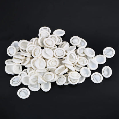 Non-toxic White Protective Rubber Gloves Nature Latex about 260/700 Piece Disposable Fingertip Gloves Finger Cots