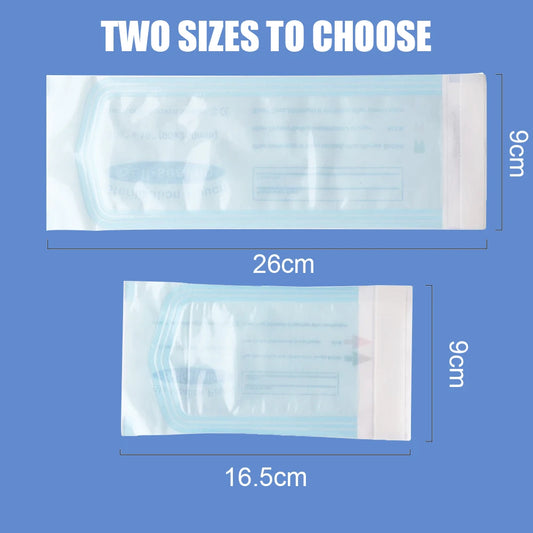 200/20/10PCS Disposable Self-sealing Sterilization Pouches Bags 7 Sizes Medical-grade Bag Disposable Nail Art Tattoo Accessories