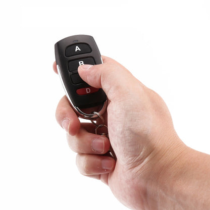 QIACHIP RF 433mhz Transmitter 4 Button Remote Control + Receiver Module Fixed EV1527 Decoding 4CH Output With Learning DIY Kit