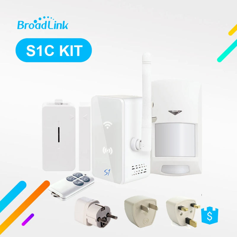Broadlink S1 Kit Home Automation System Security Alarm Detector SmartOne Door Sensor Remote Control By IOS Android
