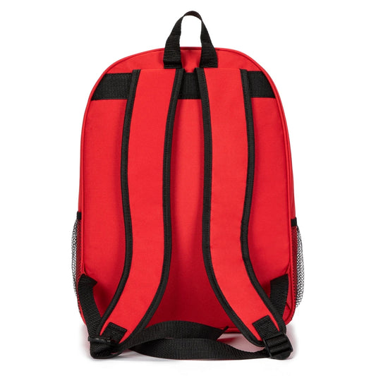 Red Emergency Bag First Aid Backpack Empty Medical Bag Treatment First Responder Trauma Bag for Preschool Child Care Center