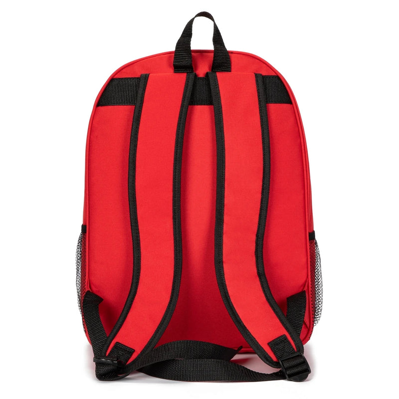 Red Emergency Bag First Aid Backpack Empty Medical Bag Treatment First Responder Trauma Bag for Preschool Child Care Center