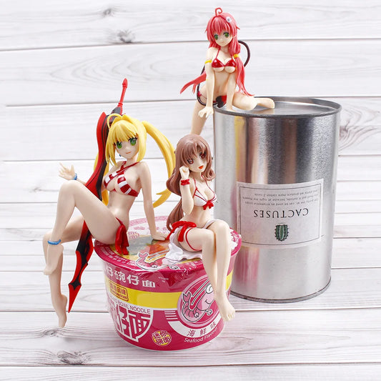 New 3 style Sexy Bikini Girl Yuuki Asuna Action Figure Anime Collection Peripherals Doll Cute Model Toys  Car Ornaments