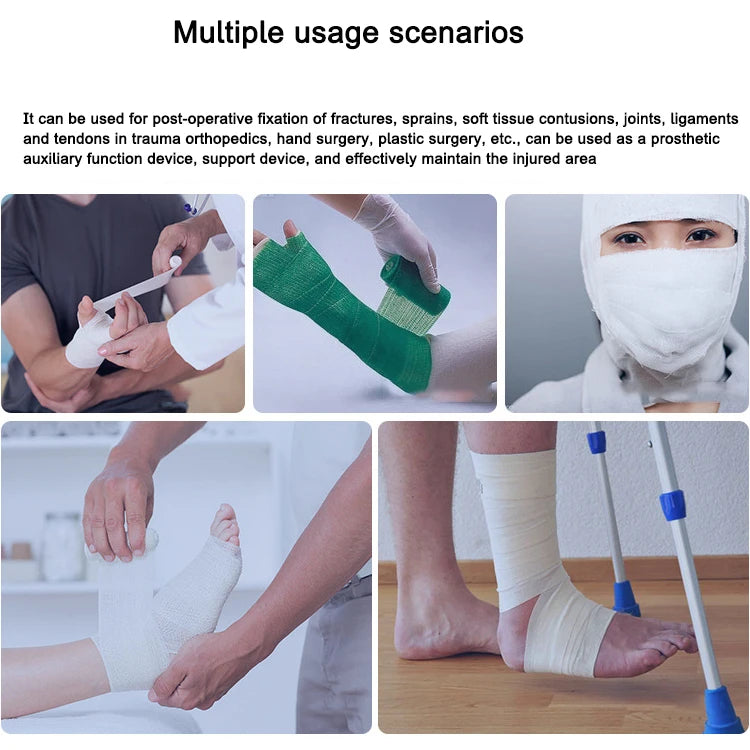 Polymer Splint Fracture Fixation Plaster Bandage First Aid Kit Orthopedic Shaping Protector Wrist Ankle Joint Medical Rescue