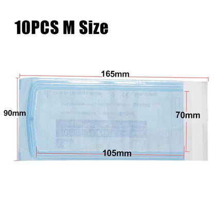 200/20/10PCS Disposable Self-sealing Sterilization Pouches Bags 7 Sizes Medical-grade Bag Disposable Nail Art Tattoo Accessories