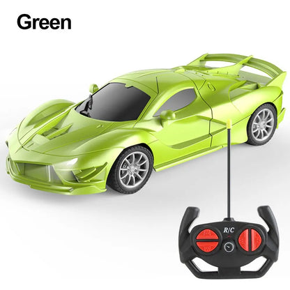 1:18 4 Channels RC car With Led Light 2.4G Radio Remote Control Cars Sports Car High-speed Drift Car Boys Toys For Children Gift