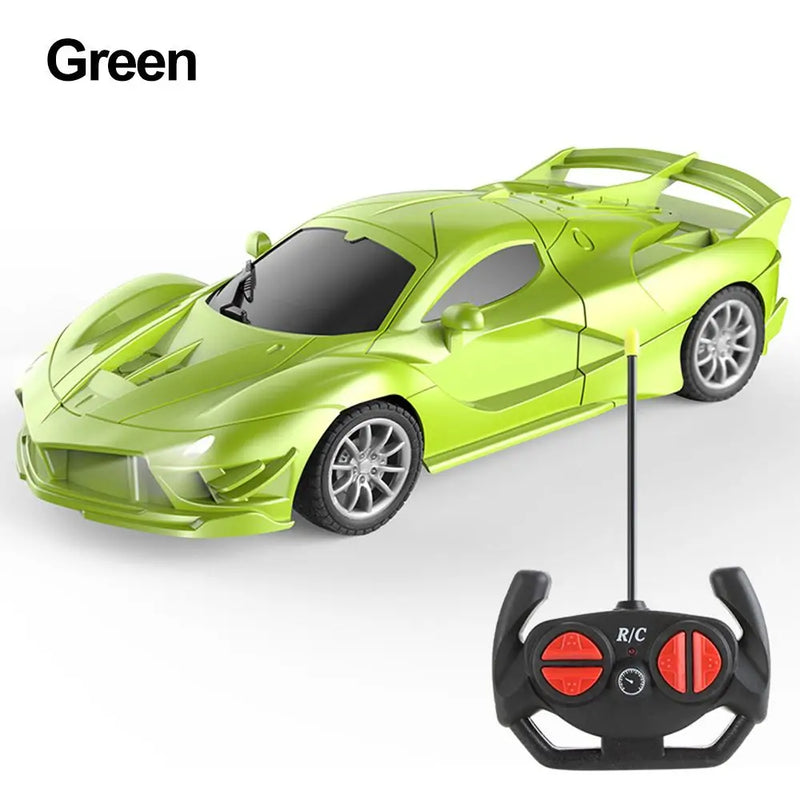 1:18 4 Channels RC car With Led Light 2.4G Radio Remote Control Cars Sports Car High-speed Drift Car Boys Toys For Children Gift
