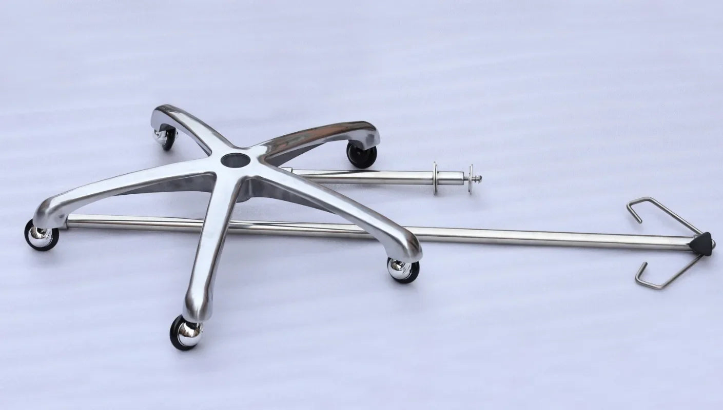Kanistar Medical Veterinary SP750 Infusion disposable Pump holder IV Pole - 5 star mobile base