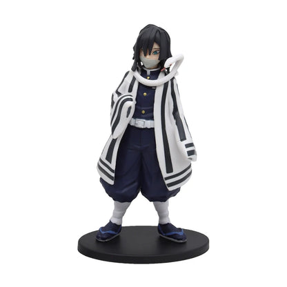 Demon Slayer Action Figure Anime Same Style Doll Toy Kamado Tanjiro Nezuko Zenitsu Collection Model PVC Material Birthday Gifts