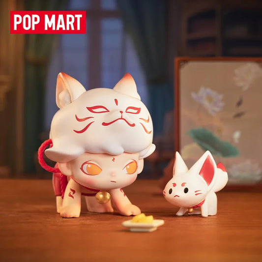 POP MART DIMOO: No One's Gonna Sleep Tonight Series Blind Box Toys Kawaii Action Figure Caixa Caja Mystery Box Dolls Girls Gift