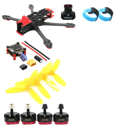Flysky i6X 5inch 225mm Carbon Fiber Frame F4 V3S Flight Control 4in1 45A ESC 2205 2300KV Motor For APEX FPV RC Racing Drone