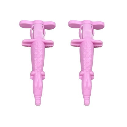 2Pcs Dental Funny Animal Shape Syringe Rubber Needle Cover Protective Cover Dentist Surgical Instrument Syringe Protective Case