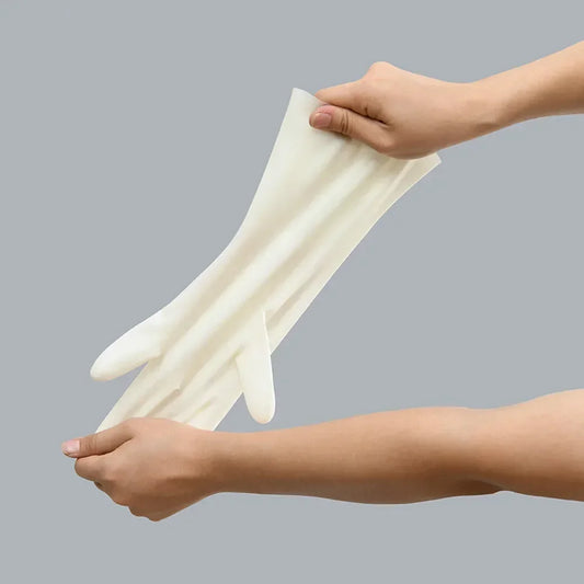 Waterproof Silicone Rubber Dishwashing Gloves, Dish Washing Glove, Household Scrubber, Kitchen Clean Tool, Japan