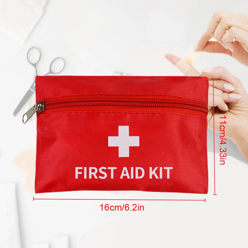Mini Outdoor Travel Car First Aid kit bag Home Small Medical Box Emergency Survival kit Organizer Bag Household