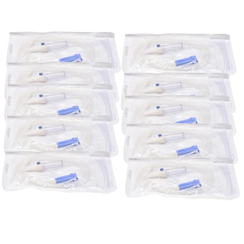 10PCS Dental Implant Surgical Flushing Pipe Irrigation Tubing Dentist Water Pipe Transparent Disposable Tube Match NSK